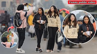 Very funny prank videos  Best Reaction Prank On Girls  Prank video  Funny Prank 2024 [upl. by Mikihisa38]