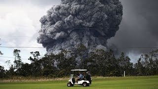 Hawaiis Kilauea volcano erupts [upl. by Gentes]