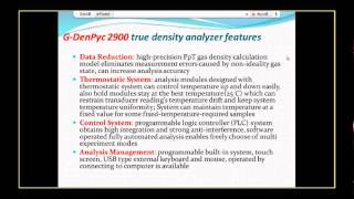 gas pycnometer helium true density measure analyzerGDenPyc 2900 [upl. by Nojid701]