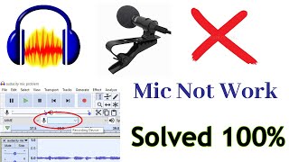 Audacity microphone not working  Microphone not working on audacity  Audacity microphone setup [upl. by Althea367]