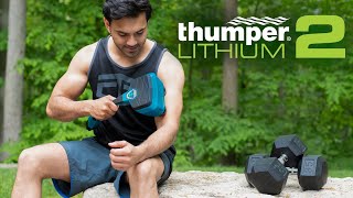 An introduction to Thumper Lithium2 Cordless Portable Handheld Massager  Unleash the Power [upl. by Nennek752]