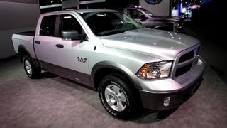 2013 RAM 1500 Outdoorsman  Exterior ands Interior Walkaround  2013 Detroit Auto Show [upl. by Mazlack]