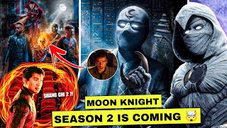 Moon Knight Season 2 is Coming 🤯   Marvel Updates  Shang Chi 2  Explained in Hindi [upl. by Felicio]