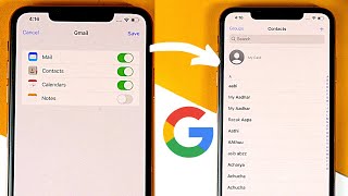 How To Import Google Contacts to iPhone  Import Contacts From Gmail to iPhone [upl. by Lednahs]