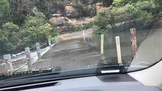 Water crossing on the road to Belmore Falls [upl. by Heathcote]