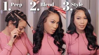 Natural V Part Wig Install  Beginner Friendly  No glue  HUGE SALE 🎉 [upl. by Novat]