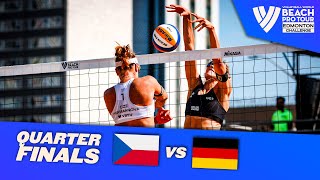 HermannovaStochlova vs LudwigLippmann  Quarter Finals Highlights Edmonton 2023 BeachProTour [upl. by Bianca]