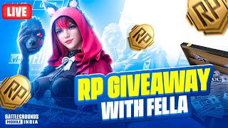 WE ARE MONETISED FINALLY😍 Aaj karenge RP giveaway🔥 fella bgmi bgmilive fellaislive livestream [upl. by Airdnaid398]