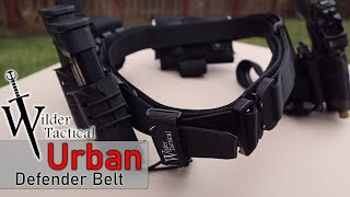 Wilder Tactical Urban Defender Belt  Missionready minimalistic Battle Belt [upl. by Isdnil522]