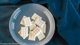 The Ultimate 4Ingredient DairyFree SugarFree White Chocolate  lowcarb keto vegan lchf [upl. by Gerfen]