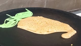 pancake art recipehow to make pancake [upl. by Yrollam]