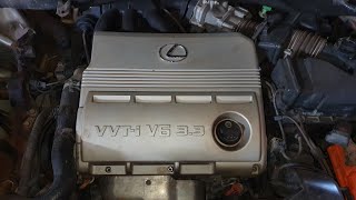 Lexus RX 330 Engine Overheats After Driving without wate Now Look inside the Engine [upl. by Nymzaj601]