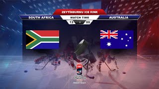 RSA  AUS  2024 Ice Hockey Womens World Championship Division II  Group B  5 APR 2024 [upl. by Eudo]