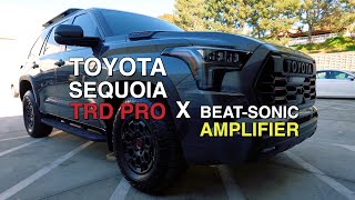 Toyota Sequoia TRD Pro  BeatSonic Amplifier Kit [upl. by Letitia]