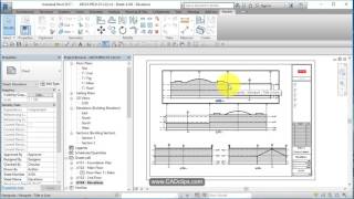 REVIT ARCHITECTURAL PROJECT 22 ADJUST GRID LINES ADD DIMS COPY PASTE [upl. by Arahahs286]