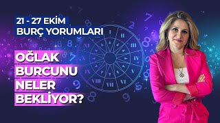 Oğlak Burcu 21 Ekim Haftası Burç Yorumları  Burcunun Astroloji Defteri [upl. by Jereld]