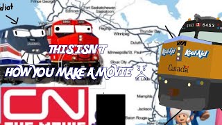 Rant on CN Rail The Movie gave me brain cancer [upl. by Ardnohsed362]