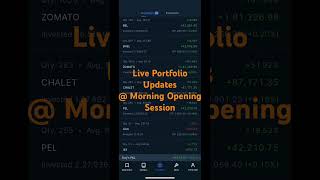 Day8 13 Live Portfolio Zerodha amp Angle One 5000000 Equity amp Mutual Funds holding live Updates [upl. by Prent]