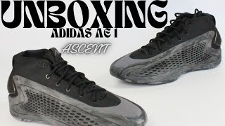 Anthony Edwards Adidas AE 1 « Ascent » 🐺  Unboxing details [upl. by Nilek]