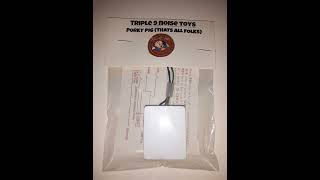 Looney Tunes Porkey Pig quotThats All Folks quot CB Noise Toy Sound Module [upl. by Halette88]