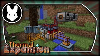 Thermal Expansion Infinite Renewable Energy Early Game Minecraft 110 [upl. by Ralat]