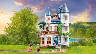 LEGO Friends Bed and breakfast in kasteel  42638  360° [upl. by Attenauqa]