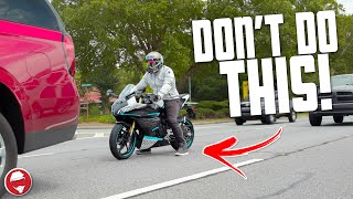 Top 5 MISTAKES Beginner Rides Make in TRAFFIC [upl. by Ahseka]