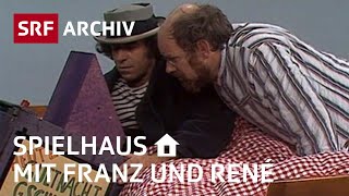 «Spielhaus» mit Franz und René 1978  Kindersendung Schweizer Fernsehen  SRF Archiv [upl. by Eiznik]