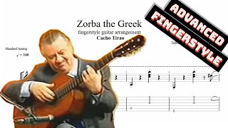 Zorba the Greek TAB  fingerstyle guitar tabs PDF  Guitar Pro [upl. by Stubstad987]