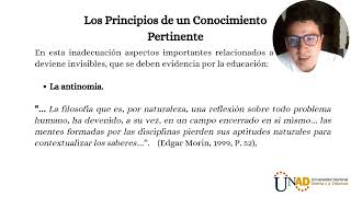 Los Principios de un Conocimiento Pertinente  Teoría del Conocimiento [upl. by Asyral238]