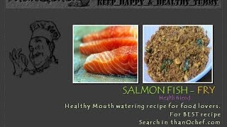 Salmon Fish Fry Indian Style How to make Salmon Fish Fry [upl. by Anaihr]