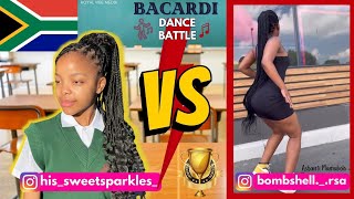 Bacardi Dance Battle HisSweetSparkles VS Bombshell RSA  Amapiano dancevideo [upl. by Voss]