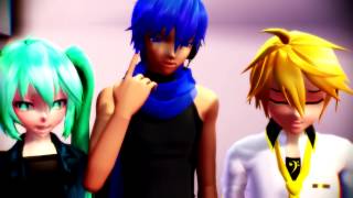 【MMD】GotyeSomebody that I used to know 【MikuKaitoLen】 [upl. by Yssor]