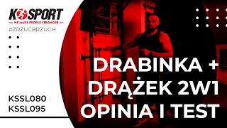 Drabinka gimnastyczna  drążek 2w1 [upl. by Remos]