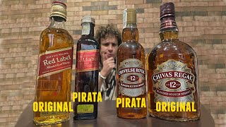 Botellas de marca PIRATERÍA vs ORIGINALES  ¿Saben diferente 🥃 [upl. by Cir577]