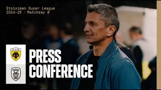 Press Conference AEK FC Vs PAOK FC – PAOK TV [upl. by Audly992]