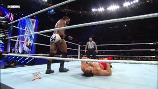 The Great Khali vs JTG WWE Superstars April 5 2013 [upl. by Eichman]