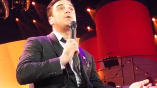 Robbie Williams  Talking to the audience  If I Only Had A Brain Ziggodome Amsterdam 552014 [upl. by Seagraves]