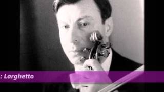 Nathan Milstein plays Handel Larghetto arrHubay 1960 [upl. by Assennej]