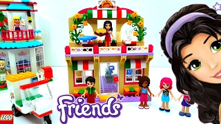 Lego Friends Heartlake Pizzeria 2017 building review 41311 [upl. by Akiam888]