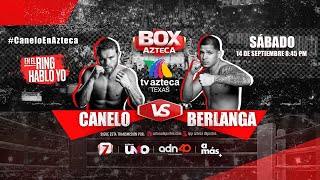 Previo Interactivo Canelo vs Berlanga  14 de Septiembre 2024 [upl. by Aleira117]