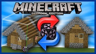 So funktioniert der Structure Block in Minecraft 🤯 Minecraft Bedrock Tutorial [upl. by Hieronymus319]