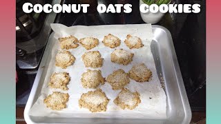 Coconut Oats Cookies Recipe  Banana Oats Cookies  Healthy Oats Biscuits  Easy Oats Cookies [upl. by Adaran]