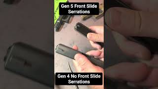 Three Differences Glock Gen 4 vs Gen 5 [upl. by Kiefer]