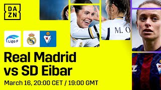 Real Madrid vs SD Eibar  Liga F 202324 Matchday 20 Full Match [upl. by Frasco]