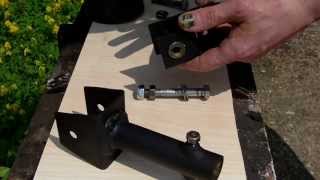 Monowheel Motorcycle Trailer Rebuild  Part Two  The UJ [upl. by Popelka656]