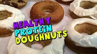 Healthy Protein Donuts  Low Sugar Donut Recipe [upl. by Einnaej]