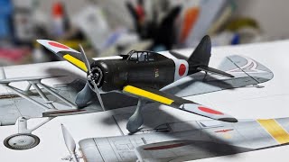 프라클래스 hasegawa 172 ki27 type95 작업영상 [upl. by Towill594]