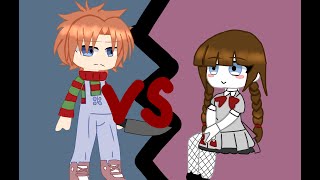 Chucky VS Annabelle HALLOWEEN AaronFraserNash gachaclub [upl. by Sande]