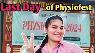 Last day of physiofest in BMU  Baba Mastnath University Rohtak Sangeeta Sehrawat Vlogs [upl. by Buke764]